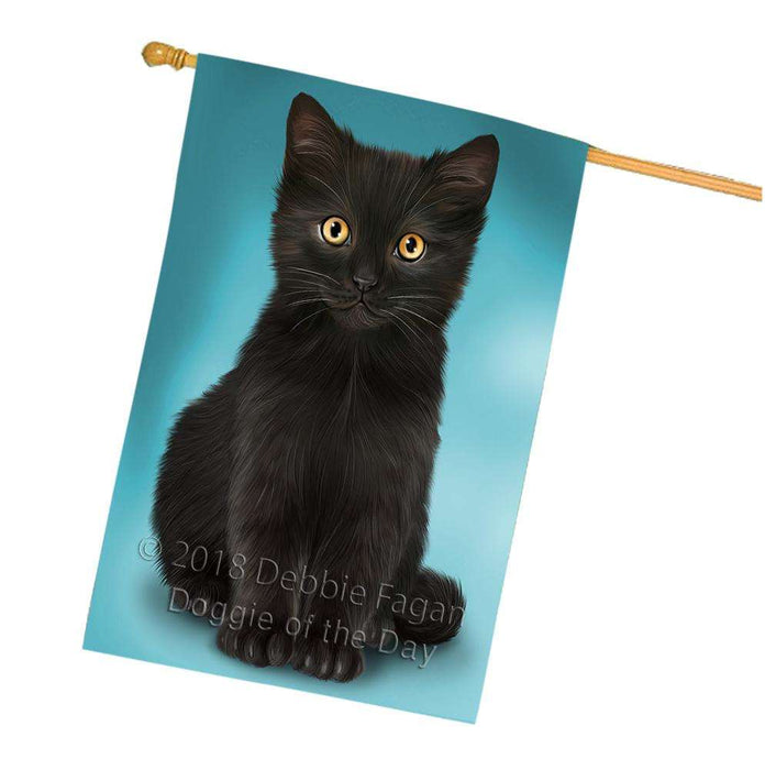 Black Cat House Flag FLG51876