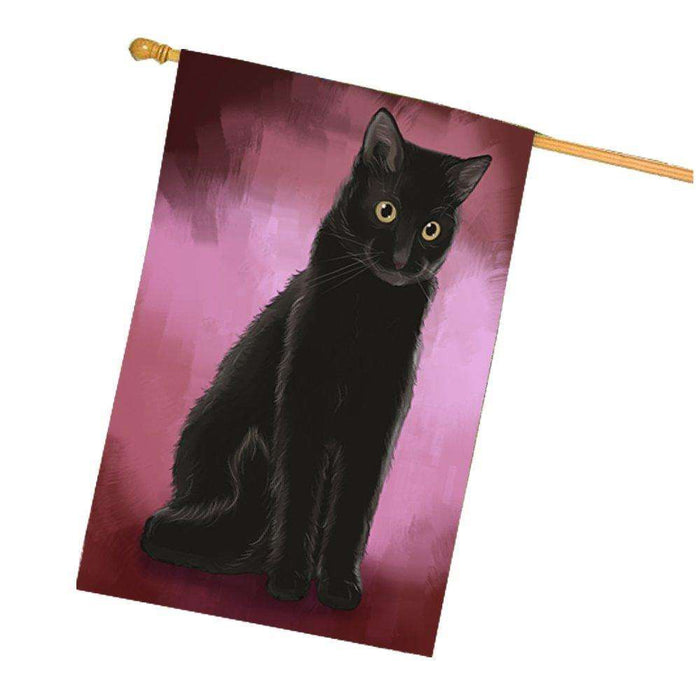 Black Cat House Flag