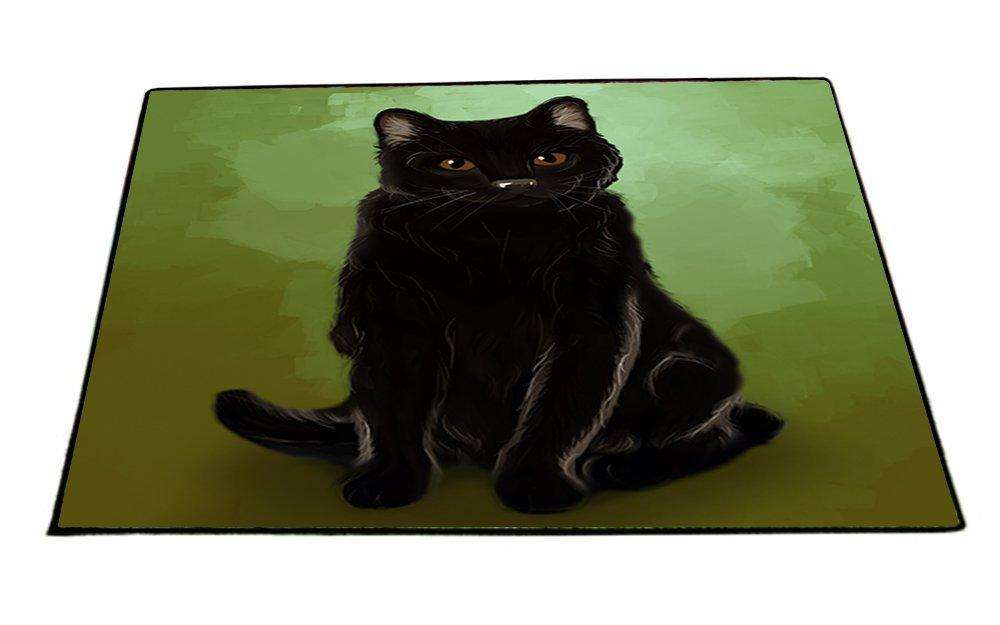 Black Cat Indoor/Outdoor Floormat