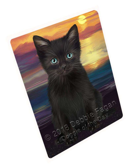 Black Cat Large Refrigerator / Dishwasher Magnet RMAG70938