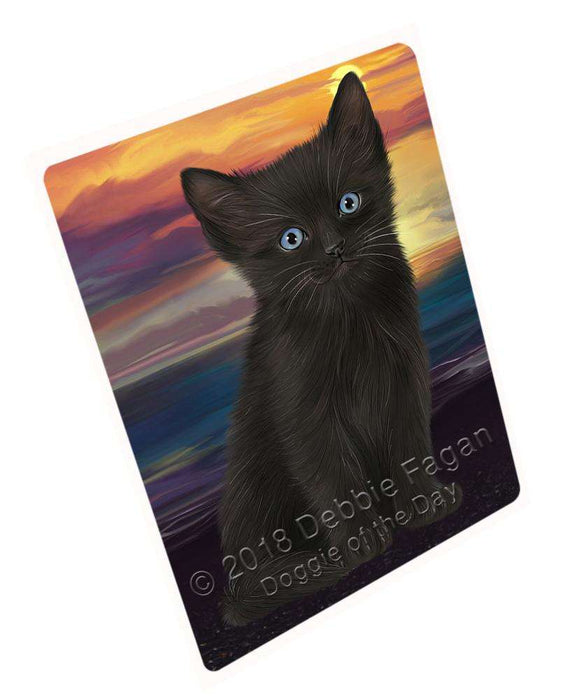 Black Cat Large Refrigerator / Dishwasher Magnet RMAG70944