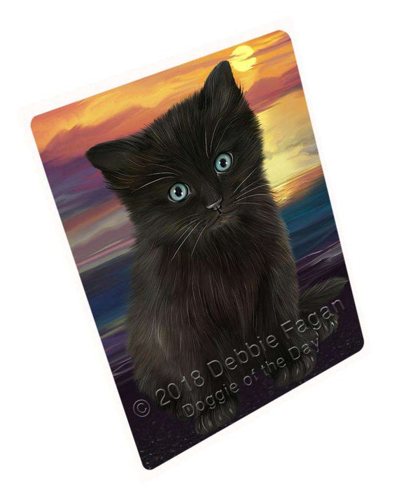 Black Cat Large Refrigerator / Dishwasher Magnet RMAG70950