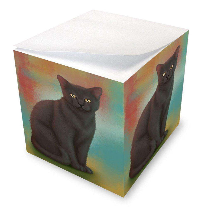 Black Cat Note Cube
