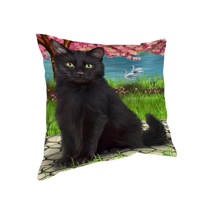 Black Cat Pillow PIL63312