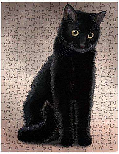 Black Cat Puzzle with Photo Tin