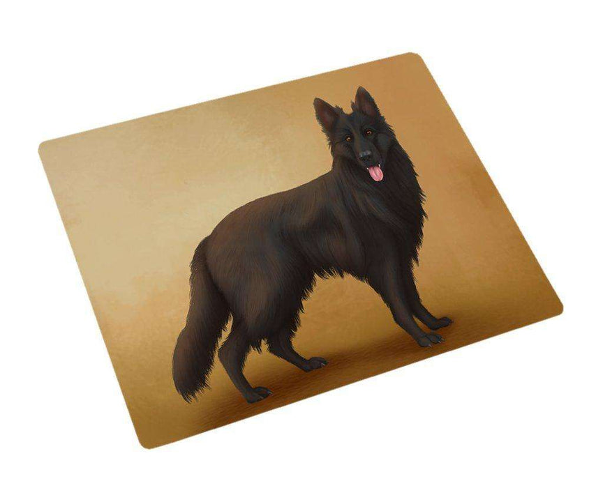 Black German Shepherd Dog Magnet Mini (3.5" x 2")