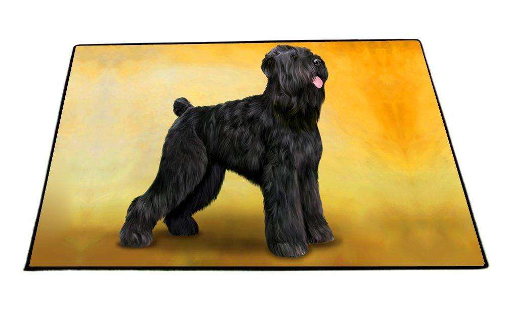 Black Russian Terrier Dog Indoor/Outdoor Floormat