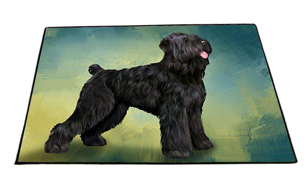 Black Russian Terrier Dog Indoor/Outdoor Floormat
