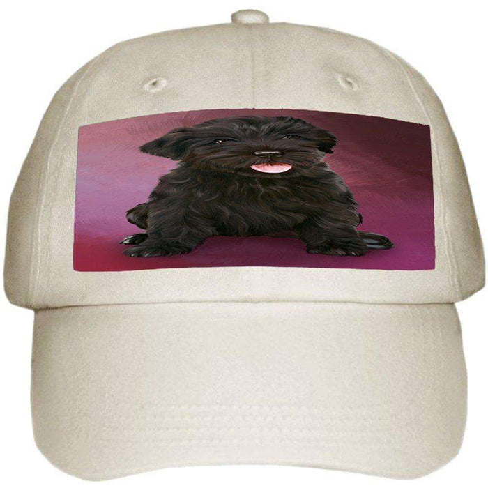 Black Russian Terrier Puppy Dog Ball Hat Cap