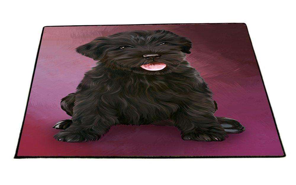 Black Russian Terrier Puppy Dog Indoor/Outdoor Floormat