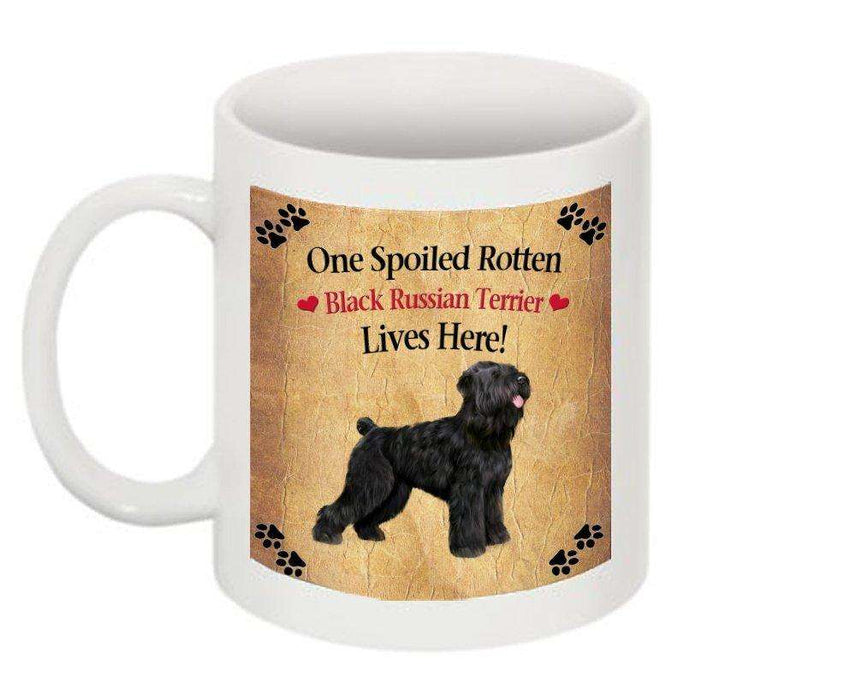 Black Russian Terrier Spoiled Rotten Dog Mug