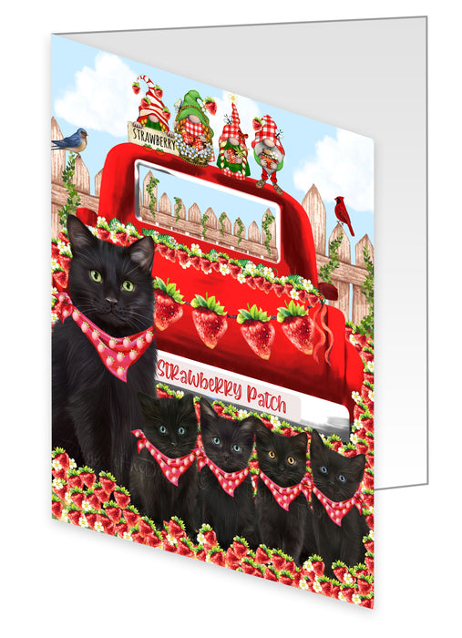 Black Cat Greeting Cards & Note Cards: Explore a Variety of Designs, Custom, Personalized, Invitation Card with Envelopes, Gift for Cats and Pet Lovers