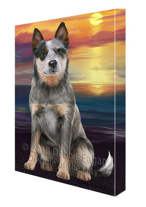 Blue Heeler Dog Canvas Print Wall Art Décor CVS82961