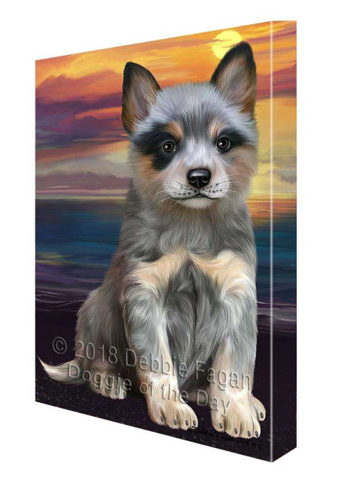 Blue Heeler Dog Canvas Print Wall Art Décor CVS82970