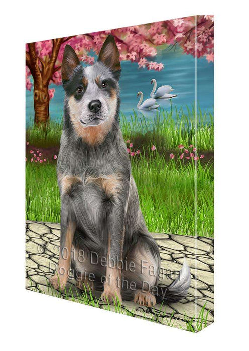 Blue Heeler Dog Canvas Print Wall Art Décor CVS82988