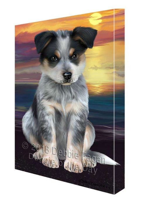 Blue Heeler Dog Canvas Print Wall Art Décor CVS82997