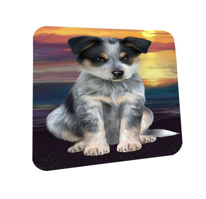 Blue Heeler Dog Coasters Set of 4 CST51707