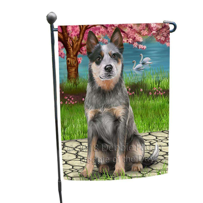 Blue Heeler Dog Garden Flag GFLG51744