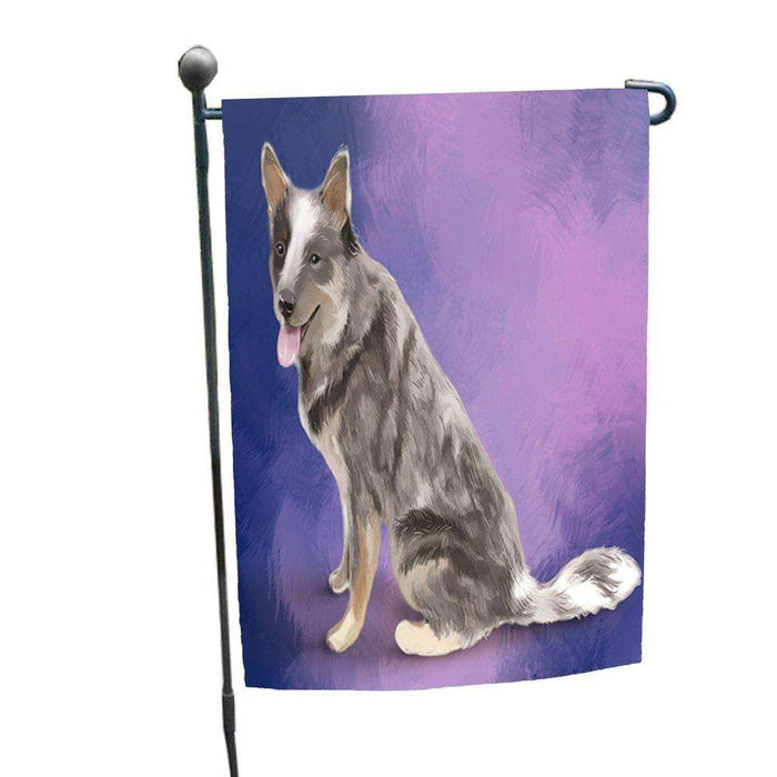 Blue Heeler Dog Garden Flag
