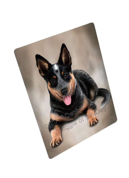 Blue Heeler Dog Large Refrigerator / Dishwasher Magnet D016