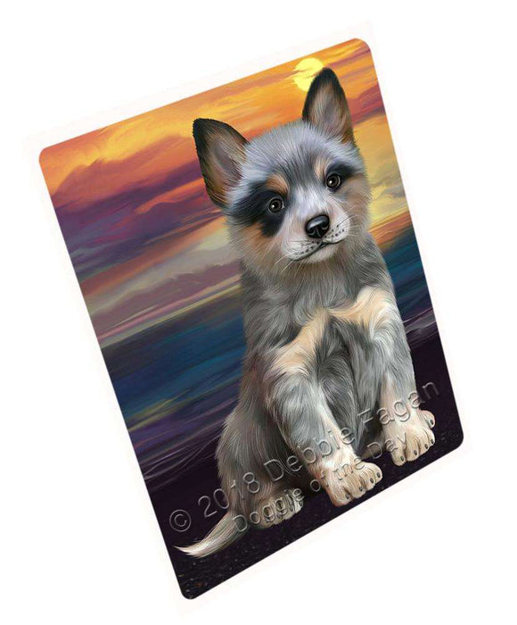 Blue Heeler Dog Large Refrigerator / Dishwasher Magnet RMAG70968