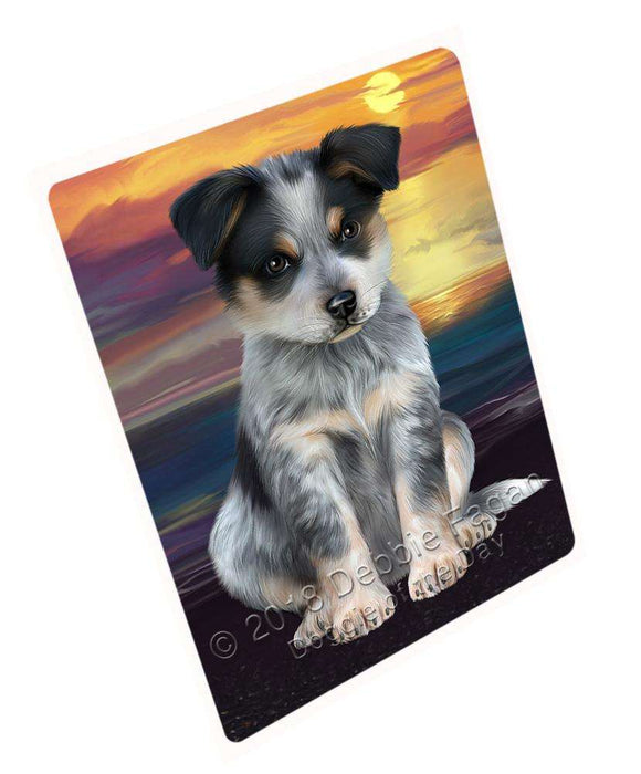 Blue Heeler Dog Large Refrigerator / Dishwasher Magnet RMAG70986