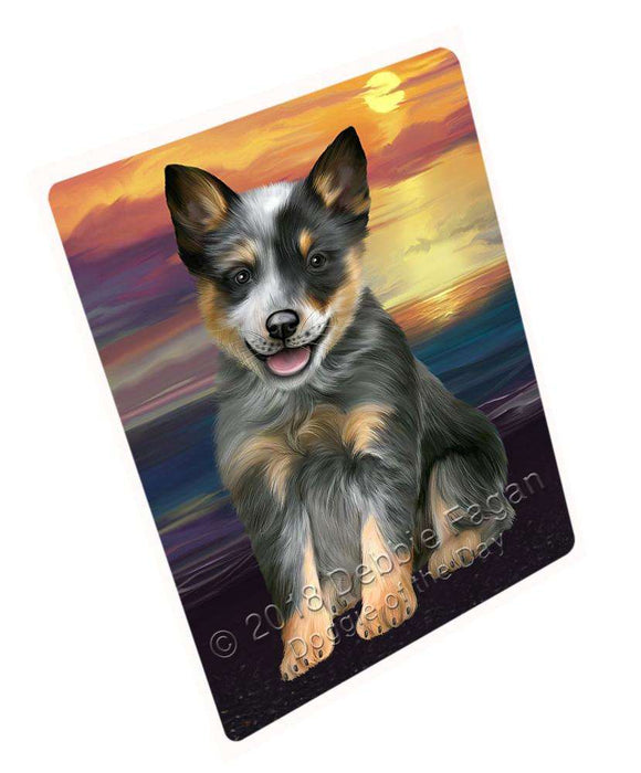 Blue Heeler Dog Large Refrigerator / Dishwasher Magnet RMAG70992