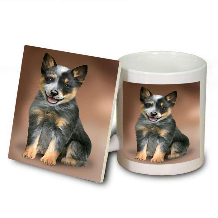 Blue Heeler Dog Mug and Coaster Set MUC51738