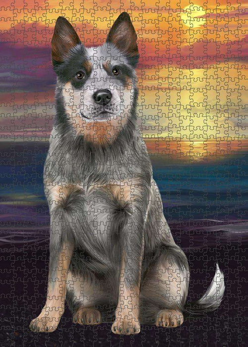 Blue Heeler Dog Puzzle with Photo Tin PUZL59319