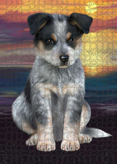 Blue Heeler Dog Puzzle with Photo Tin PUZL59331