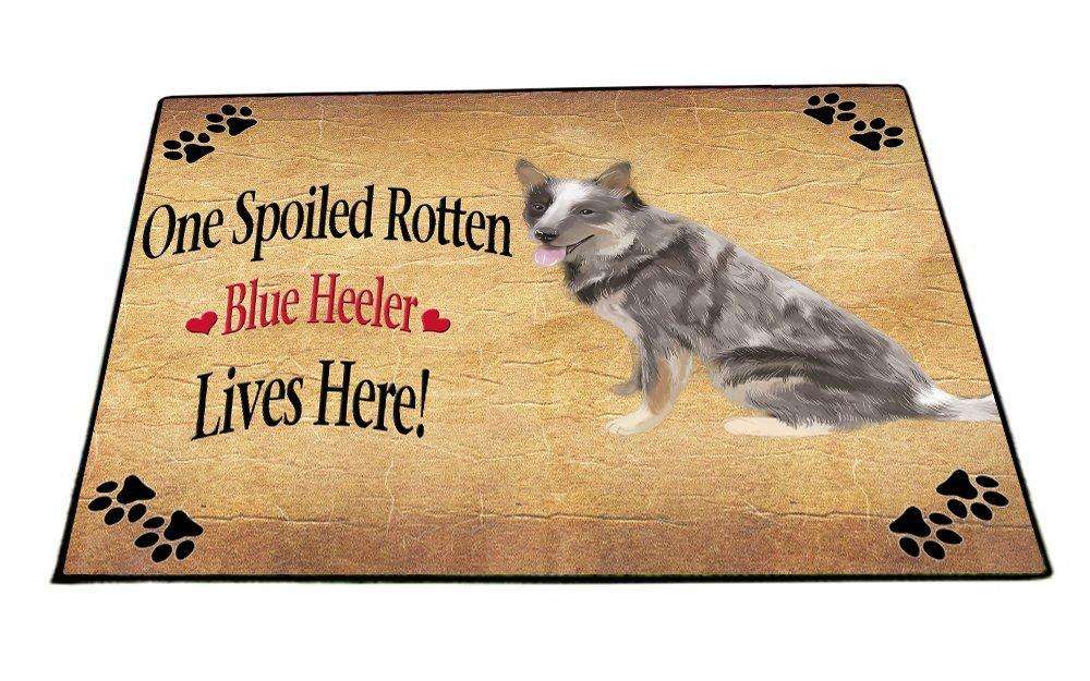 Blue Heeler Spoiled Rotten Dog Indoor/Outdoor Floormat
