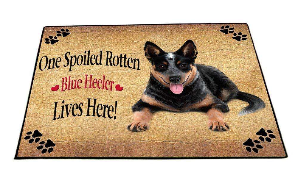 Blue Heeler Spoiled Rotten Dog Indoor/Outdoor Floormat