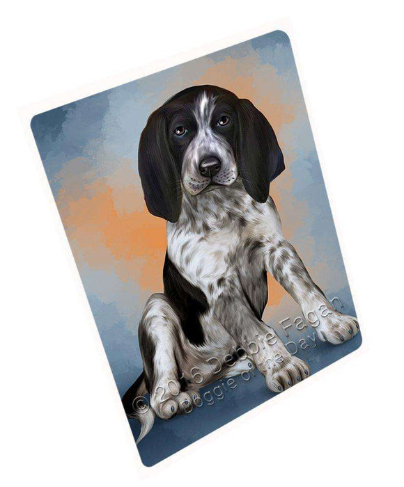 Bluetick Coonhound Dog Art Portrait Print Woven Throw Sherpa Plush Fleece Blanket D098