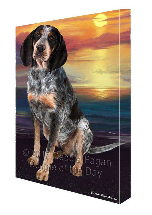 Bluetick Coonhound Dog Canvas Wall Art D391