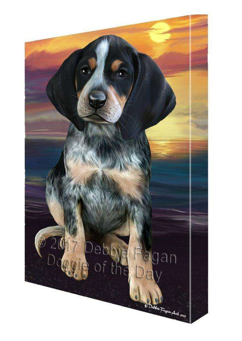 Bluetick Coonhound Dog Canvas Wall Art D393
