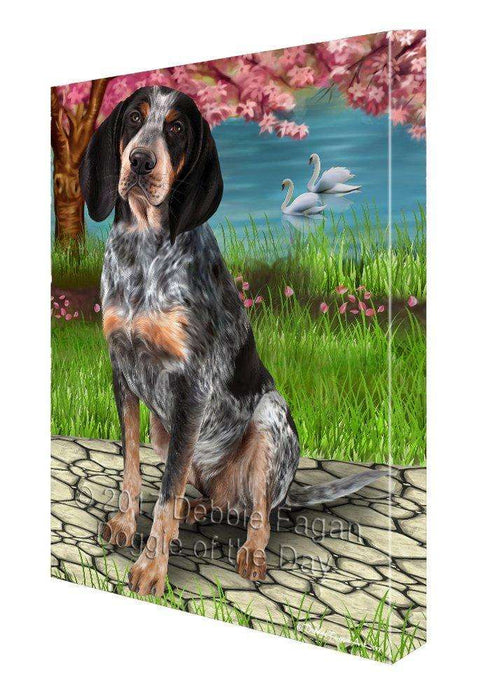 Bluetick Coonhound Dog Canvas Wall Art D396
