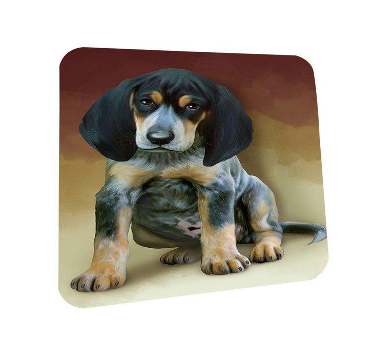 Bluetick Coonhound Dog Coasters Set of 4