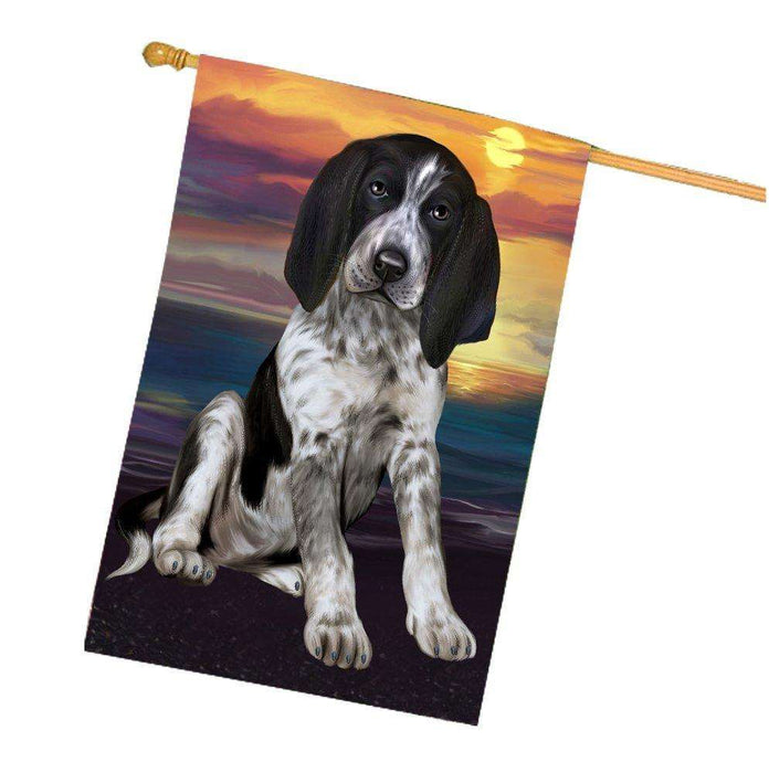 Bluetick Coonhound Dog House Flag HF295