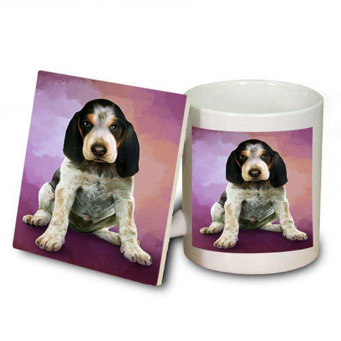 Bluetick Coonhound Dog Mug and Coaster Set