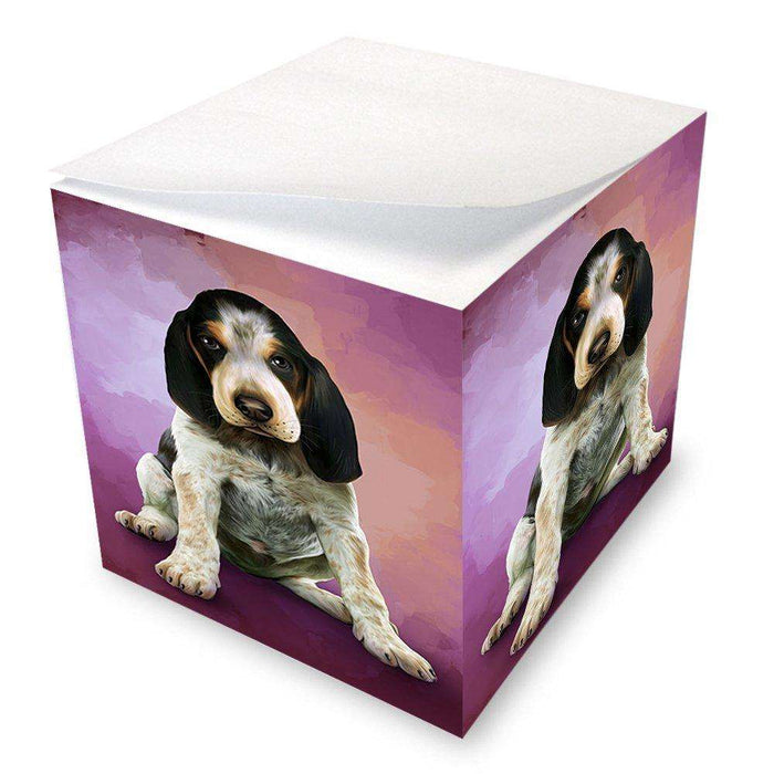 Bluetick Coonhound Dog Note Cube