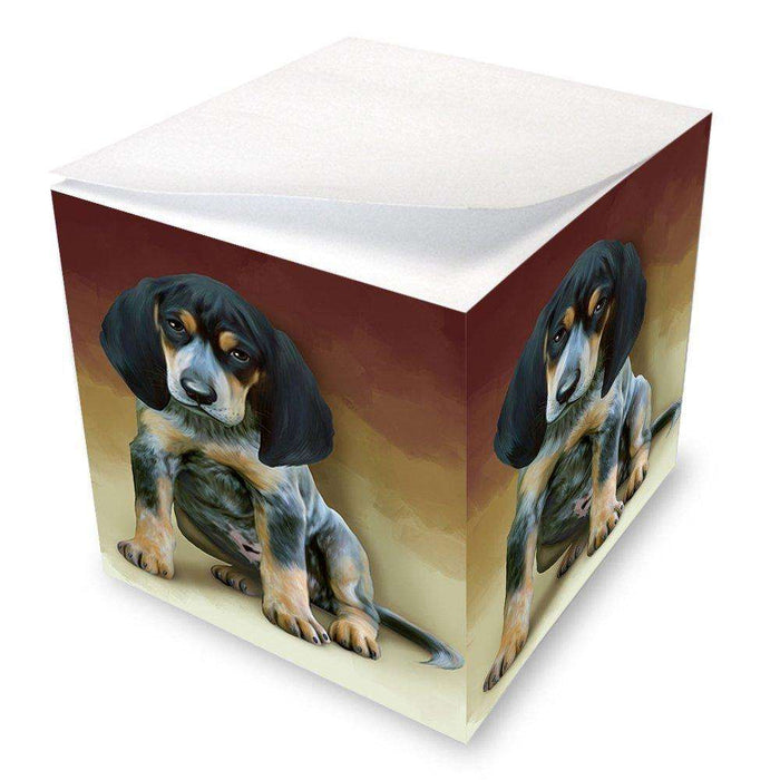 Bluetick Coonhound Dog Note Cube
