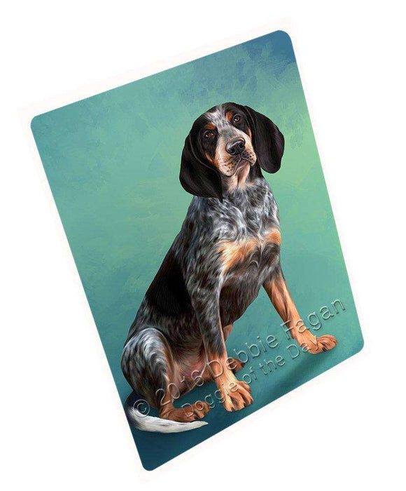 Bluetick Coonhound Dog Tempered Cutting Board