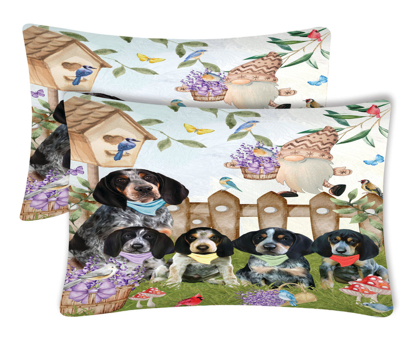 Bluetick Coonhound Pillow Case, Soft and Breathable Pillowcases Set of 2, Explore a Variety of Designs, Personalized, Custom, Gift for Dog Lovers