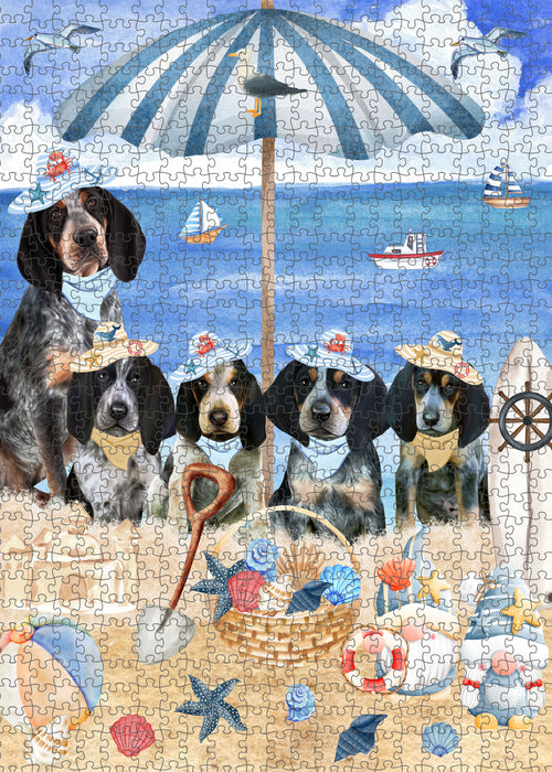 Bluetick Coonhound Jigsaw Puzzle: Interlocking Puzzles Games for Adult, Explore a Variety of Custom Designs, Personalized, Pet and Dog Lovers Gift