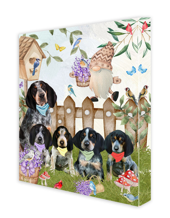 Bluetick Coonhound Canvas: Explore a Variety of Designs, Custom, Digital Art Wall Painting, Personalized, Ready to Hang Halloween Room Decor, Pet Gift for Dog Lovers