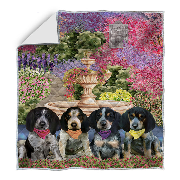Bluetick Coonhound Quilt: Explore a Variety of Bedding Designs, Custom, Personalized, Bedspread Coverlet Quilted, Gift for Dog and Pet Lovers