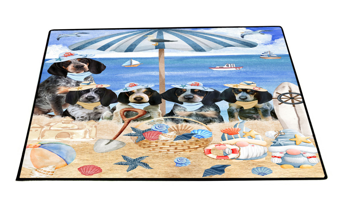 Bluetick Coonhound Floor Mat: Explore a Variety of Designs, Custom, Personalized, Anti-Slip Door Mats for Indoor and Outdoor, Gift for Dog and Pet Lovers