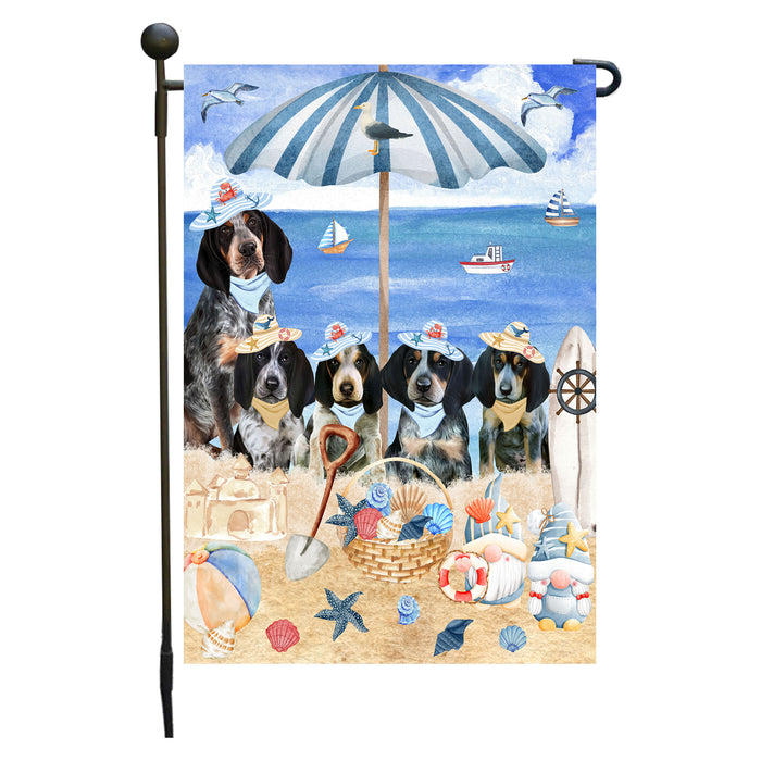 Bluetick Coonhound Dogs Garden Flag, Double-Sided Outdoor Yard Garden Decoration, Explore a Variety of Designs, Custom, Weather Resistant, Personalized, Flags for Dog and Pet Lovers
