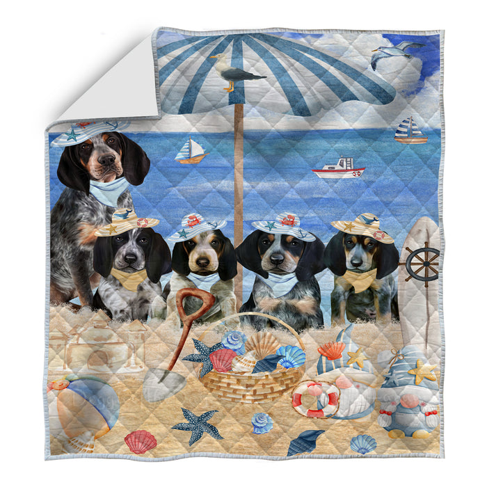 Bluetick Coonhound Quilt: Explore a Variety of Designs, Halloween Bedding Coverlet Quilted, Personalized, Custom, Dog Gift for Pet Lovers