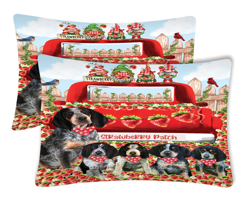 Bluetick Coonhound Pillow Case: Explore a Variety of Personalized Designs, Custom, Soft and Cozy Pillowcases Set of 2, Pet & Dog Gifts